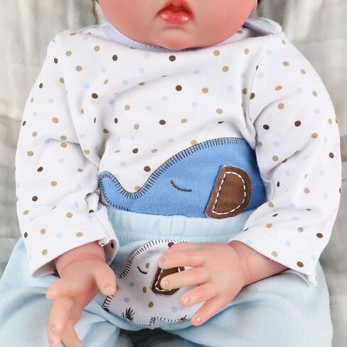 CARANOVO Reborn Baby Doll Clothes 22 inch Pink Elephant 6pcs Outfit Accessories Set for 18-22 Inch Reborn Doll in Kuwait