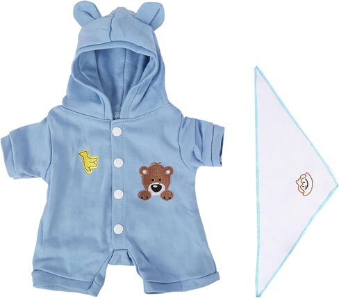 CARANOVO Reborn Baby Doll Clothes 22 inch Pink Elephant 6pcs Outfit Accessories Set for 18-22 Inch Reborn Doll in Kuwait