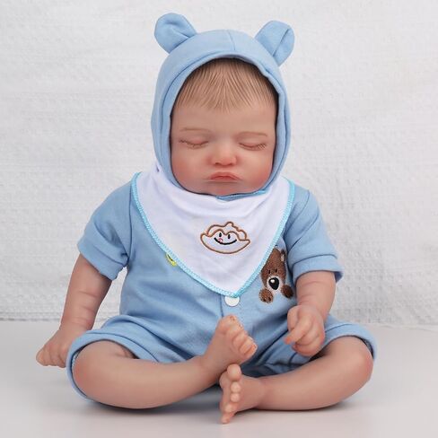 CARANOVO Reborn Baby Doll Clothes 22 inch Pink Elephant 6pcs Outfit Accessories Set for 18-22 Inch Reborn Doll in Kuwait