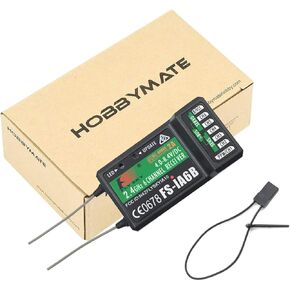 جهاز استقبال اف ال سي FS-iA6B من فلايسكي، جهاز استقبال 2.4G 6 قنوات اي-باص بي ام متوافق مع جهاز التحكم عن بعد لجهاز الإرسال اللاسلكي فلايسكي FS-i6X / FS-i4 / FS-i6 / FS-i10 in Kuwait