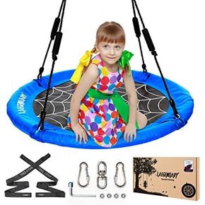 Tree Swing - 40 Inch Saucer Swing for Kids Outdoor with 900Lb Weight Capacity - Waterproof 900D Oxford Fabric, Ideal Kids Swings Set Accessories, Tree Swings for Kids Outdoor Fun