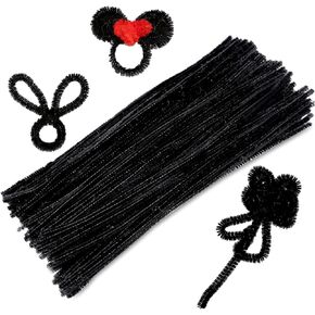 150 Pieces White Pipe Cleaners, Pipe Cleaners Chenille Stem, Craft Pipe Cleaners, Art Pipe Cleaners, Pipe Cleaners Bulk for Creative Home Arts and Crafts Project Decoration Supplies