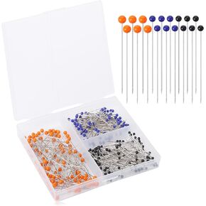 السيد القلم- دبابيس الخياطة، 300 قطعة، دبابيس الخياطة برؤوس ملونة، دبابيس، دبابيس اللحف، دبابيس الخياطة، دبابيس الخياطة للقماش، دبابيس الخياطة المستقيمة، دبابيس القماش، دبابيس الرأس الزجاجية، دبابيس مستقيمة، دبابيس العصا. in Kuwait