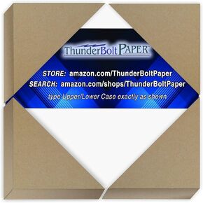 100 Bright White Smooth 80# Card Paper Sheets - 4" X 9" (4X9 Inches) #10 Envelope Insert Size - 80 lb/Pound Cover Weight - Quality Stock - Print Consistency - Smooth Finish