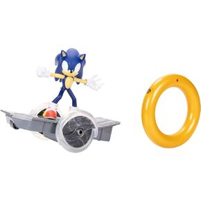 Sonic The Hedgehog Speed RC Skateboard Vehicle with Gold Ring Controller – Light Up Wheels & 360 Spins, Turbo Mode for Extra Boost, 2.4GHz, 100FT Range in Saudi Arabia