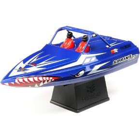 Pro Boat Sprintjet 9 "قارب نفاث ذاتي التصحيح العميق على شكل V مصقول RTR جاهز للتشغيل باللون الفضي PRB08045T1