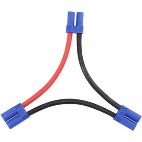 موصل سلسلة Wmzjnljy EC5 مع كابل توصيل تسلسلي 10awg 2 ذكر 1 أنثى 4 بوصة لـ Losi/E-Flite(W11-1) in Kuwait
