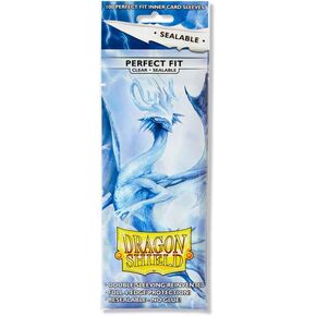 Arcane Tinmen ATM13201 Dragon Shield Sealable Inner Card Sleeves - Clear44; 100 Count (Pack of 5)