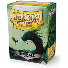 Dragon Shield Matte Emerald Standard Size 100 ct Card Sleeves Individual Pack in Saudi Arabia