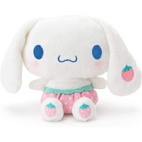 دمية سينامورول القطيفة 20.32 سم، لعبة شخصية شخصية شخصية أنيمي ميلودي من القطيفة على شكل فراولة، وسادة حيوان محشوة، هدية مثالية للحفلات للفتيات والأطفال in Kuwait