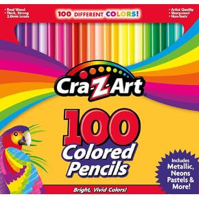 Cra-Z-Art Colored Pencils 100 Assorted Colors - Back To School Supply List Essential, Bulk Pack for School Supply Rooms and In Class For Teachers in Kuwait