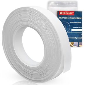 KEPAIBOS Double Sided Iron on Hem Tape with Backing Easy-Iron Washable Fusible no sew Tape for Fabric (Standard, 1/4 inch Wide X 20 Yards X 2 Rolls)
