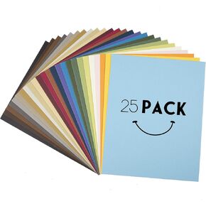 Golden State Art 25 Pack 5x7 Uncut Mat Boards, Black | Acid-Free Backing Boards, Ideal for Photos, Pictures, Frames, Crafts in Saudi Arabia