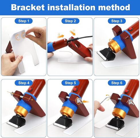 ماكينة تشذيب السجاد مع دليل القص، ماكينة قص السجاد، مجموعة مقصات كهربائية منخفضة الضوضاء 6 سرعات قابلة للتعديل لتنظيف السجاد يدويًا وسجاد معنقدة، 200 وات (مجموعة كاملة من الملحقات) in Kuwait