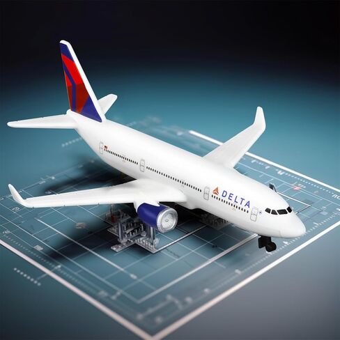 Sky Trek Model Airplanes Delta Airplane Airlines Plane Aircraft Model for Display Collection and Gifts in Kuwait