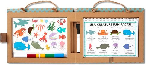 Melissa & Doug Play Draw Create Dinosaurs, Reusable Magnet & Drawing Kit in Kuwait