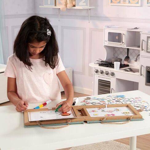 Melissa & Doug Play Draw Create Dinosaurs, Reusable Magnet & Drawing Kit in Kuwait