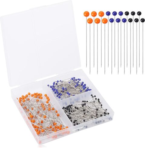 السيد القلم- دبابيس الخياطة، 300 قطعة، دبابيس الخياطة برؤوس ملونة، دبابيس، دبابيس اللحف، دبابيس الخياطة، دبابيس الخياطة للقماش، دبابيس الخياطة المستقيمة، دبابيس القماش، دبابيس الرأس الزجاجية، دبابيس مستقيمة، دبابيس العصا. in Kuwait