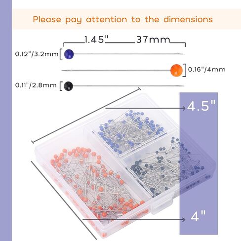 السيد القلم- دبابيس الخياطة، 300 قطعة، دبابيس الخياطة برؤوس ملونة، دبابيس، دبابيس اللحف، دبابيس الخياطة، دبابيس الخياطة للقماش، دبابيس الخياطة المستقيمة، دبابيس القماش، دبابيس الرأس الزجاجية، دبابيس مستقيمة، دبابيس العصا. in Kuwait