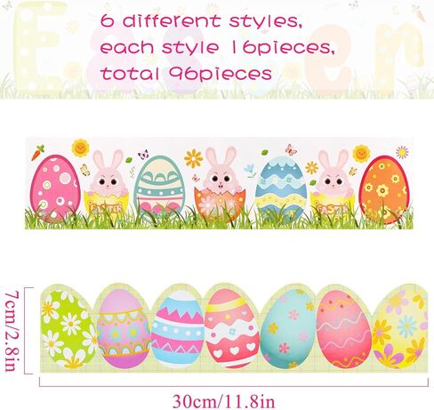 94.5Ft Winter Bulletin Board Borders, 96Pieces Winter Holiday Decoration Borders, Snowflake Snowman Bulletin Border Sticker, Winter Trim Border for Officce Classroom Decor School Supplies in Kuwait