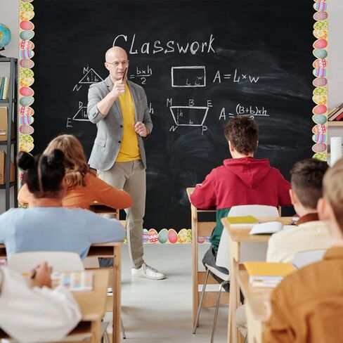 94.5Ft Winter Bulletin Board Borders, 96Pieces Winter Holiday Decoration Borders, Snowflake Snowman Bulletin Border Sticker, Winter Trim Border for Officce Classroom Decor School Supplies in Kuwait