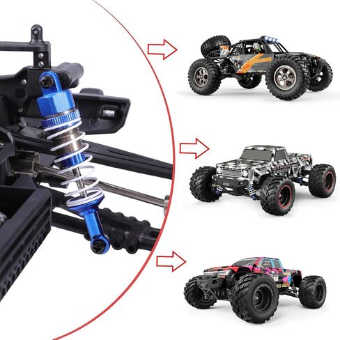 HAIBOXING 1/12th RC Car Spare Parts Full Aluminum Oil Filled Shocks(Front and Rear) Apply to 903A & 903 &905(90201B1& 90201B2) in Saudi Arabia
