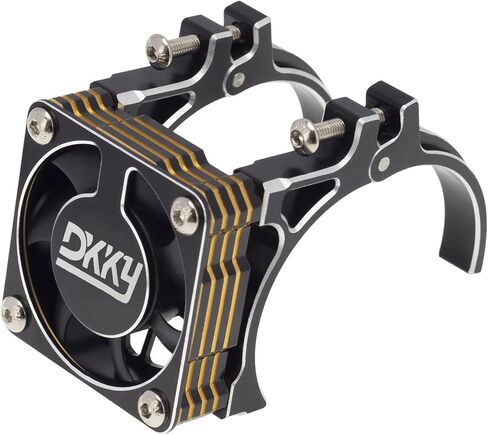 DKKY RC Motor Cooling Fan Heatsink 40-43mm Adjustable for Arrma Axial Traxxas 1/8 1/10 RC Crawler Car 4274 4068 4268 with 42mm Motor (Titanium Blue) in Kuwait