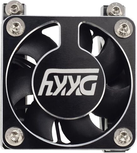 DKKY RC Motor Cooling Fan Heatsink 40-43mm Adjustable for Arrma Axial Traxxas 1/8 1/10 RC Crawler Car 4274 4068 4268 with 42mm Motor (Titanium Blue) in Kuwait