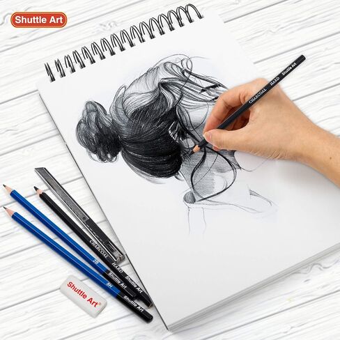 كتاب رسم مكوك آرت 260 ورقة، 22.86 سم × 30.48 سم، 30.82 كجم/100 جم/م2، لوحة رسم حلزونية ملزمة in Kuwait