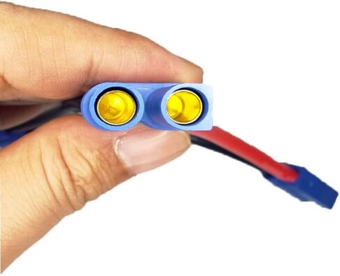 موصل سلسلة Wmzjnljy EC5 مع كابل توصيل تسلسلي 10awg 2 ذكر 1 أنثى 4 بوصة لـ Losi/E-Flite(W11-1) in Kuwait