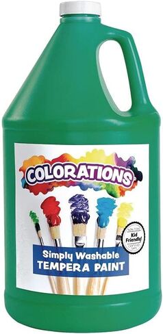 Colorations Washable Tempera Paint, Gallon, Brown, Non Toxic, Vibrant, Bold, Kids Paint, Craft, Hobby, Fun, Art Supplies in Saudi Arabia