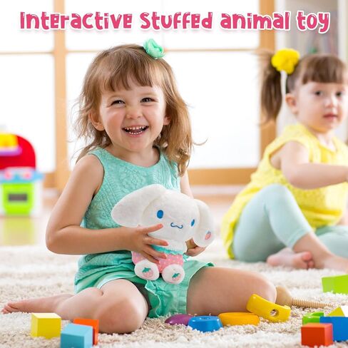 دمية سينامورول القطيفة 20.32 سم، لعبة شخصية شخصية شخصية أنيمي ميلودي من القطيفة على شكل فراولة، وسادة حيوان محشوة، هدية مثالية للحفلات للفتيات والأطفال in Kuwait