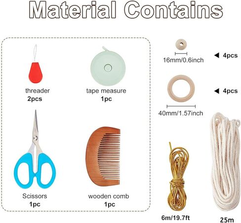 FREEBLOSS 3 Set DIY Halloween Macrame Angel Decoration Halloween Party Decorations Skull Wall Hanging Black Angel Decoration Macrame Angel Kit for Beginners with Instructions in Kuwait