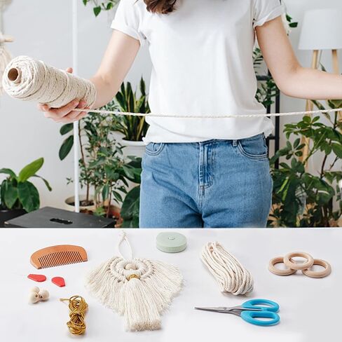 FREEBLOSS 3 Set DIY Halloween Macrame Angel Decoration Halloween Party Decorations Skull Wall Hanging Black Angel Decoration Macrame Angel Kit for Beginners with Instructions in Kuwait