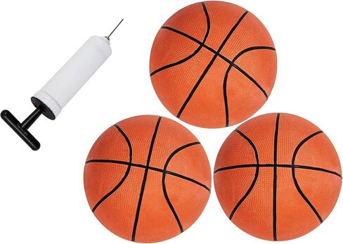 لعبة ESPN Rally and Roar Indoor Home 2 Player Hoop Dual Shootout لكرة السلة مع ألعاب محددة مسبقًا، لوحة نتائج LED، شبكة جانبية، 3 كرات سلة ومضخة in Kuwait