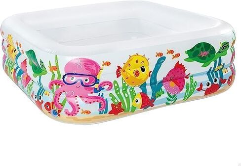Intex Swim Center Clearview Aquarium Inflatable Pool, 62.5" X 62.5" X 19.5", for Ages 3+ in Saudi Arabia