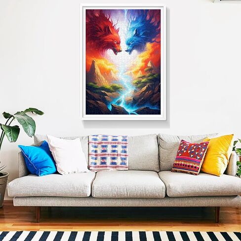 لغز Edsjegn 1000 قطعة، ألغاز للكبار 1000 قطعة، ألغاز الصور المقطوعة 1000 قطعة للبالغين، ألغاز للكبار 1000 قطعة، ألغاز الذئب 1000 قطعة in Kuwait