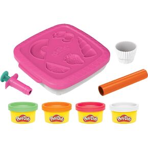 Play-Doh Create ‘n Go Cupcakes Playset, Set with Storage Container, Arts and Crafts Activities, Kids Toys for 3 Year Olds and Up