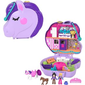 بولي بوكيت مجسم صغير الحجم من جامبين ستايل بوني مع موضوع عرض الحصان، دمية مايكرو بولي وصديق، مجسمان حصان، كشف مفاجأة، للاعمار من 4 سنوات فما فوق، GTN14 in Kuwait