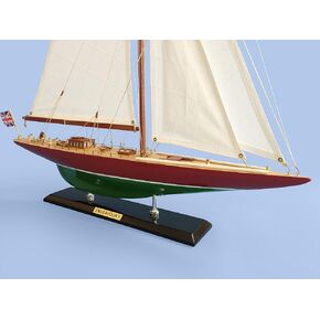 Wooden Endeavor Model Sailboat Decoration 27" in Kuwait