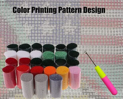 TEZKIM DIY Latch Hook Rug Kits for Adults Kids Beginners Doormat Horse Tapestry Kits with Printed Canvas Carpet Rug Making Kits Needlework Creative Gift Home Decoration 20.5Inch X13.8Inch in Kuwait