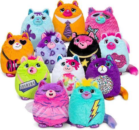 Misfittens Cats - Surprise Collectible Plush - Series 3 Wild Cats, Kittens, Stuffed Cat Plushie, Furry Surprise Toy for Girls, Boys, Kids and Toddlers Ages 3+ in Saudi Arabia