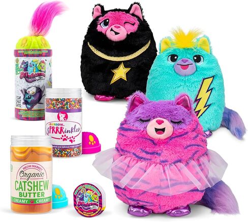 Misfittens Cats - Surprise Collectible Plush - Series 3 Wild Cats, Kittens, Stuffed Cat Plushie, Furry Surprise Toy for Girls, Boys, Kids and Toddlers Ages 3+ in Saudi Arabia