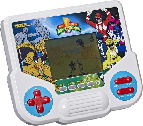 Hasbro Gaming Tiger Electronics Mighty Morphin Power Rangers Electronic LCD Video Game, Retro-Inspired Edition, Handheld 1-Player Game, Ages 8 and Up in Saudi Arabia