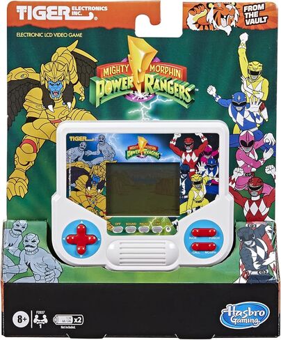 Hasbro Gaming Tiger Electronics Mighty Morphin Power Rangers Electronic LCD Video Game, Retro-Inspired Edition, Handheld 1-Player Game, Ages 8 and Up in Saudi Arabia