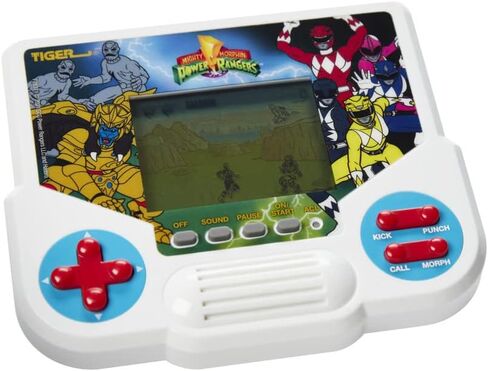 Hasbro Gaming Tiger Electronics Mighty Morphin Power Rangers Electronic LCD Video Game, Retro-Inspired Edition, Handheld 1-Player Game, Ages 8 and Up in Saudi Arabia