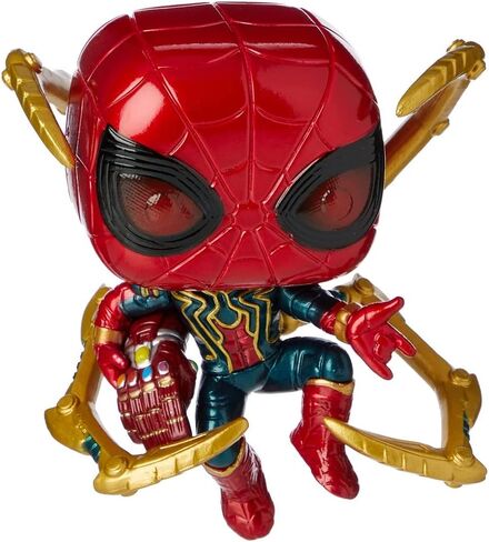 Funko Pop! Marvel: Avengers Endgame - Iron Spider with Nano Gauntlet, Multicolor (45138) in Saudi Arabia