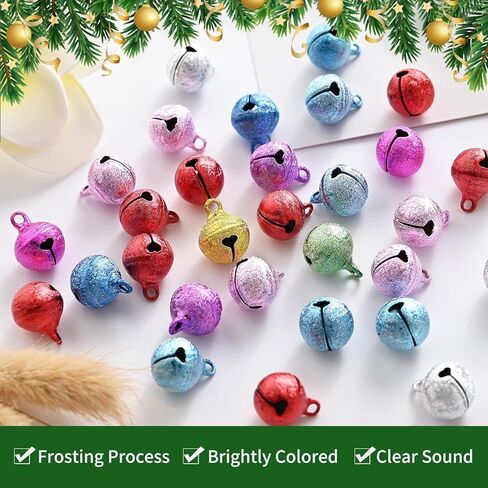 30 Pcs Sublimation Ornament Blanks, AMDAILY 2.75" Christmas Sublimation Blank Ornaments Double Side MDF Christmas Crafts w/30 Pcs Scrub Bells Red & Golden String for Personalized Christmas Tree Décor in Kuwait