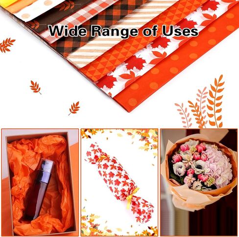 SANNIX 100 Sheets Christmas Tissue Paper Xmas Bulk Gift Wrapping Paper Bag in Kuwait