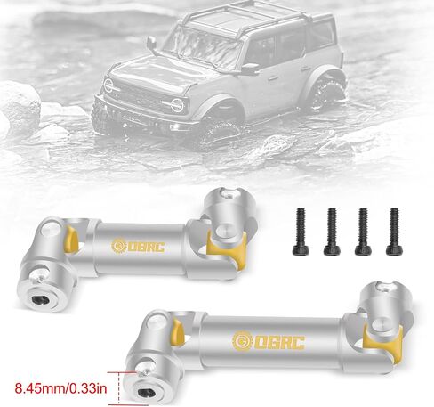 OGRC Heavy-Duty Drive Shaft Center Shaft Stainless Steel Drive Shaft for TRX4M 1/18 RC Crawler Car in Saudi Arabia